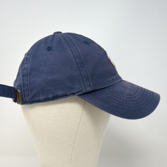 Rooster Slideback Baseball Cap Blue One Size Adjustable Embroidered Chubbies - Picture 5 of 9
